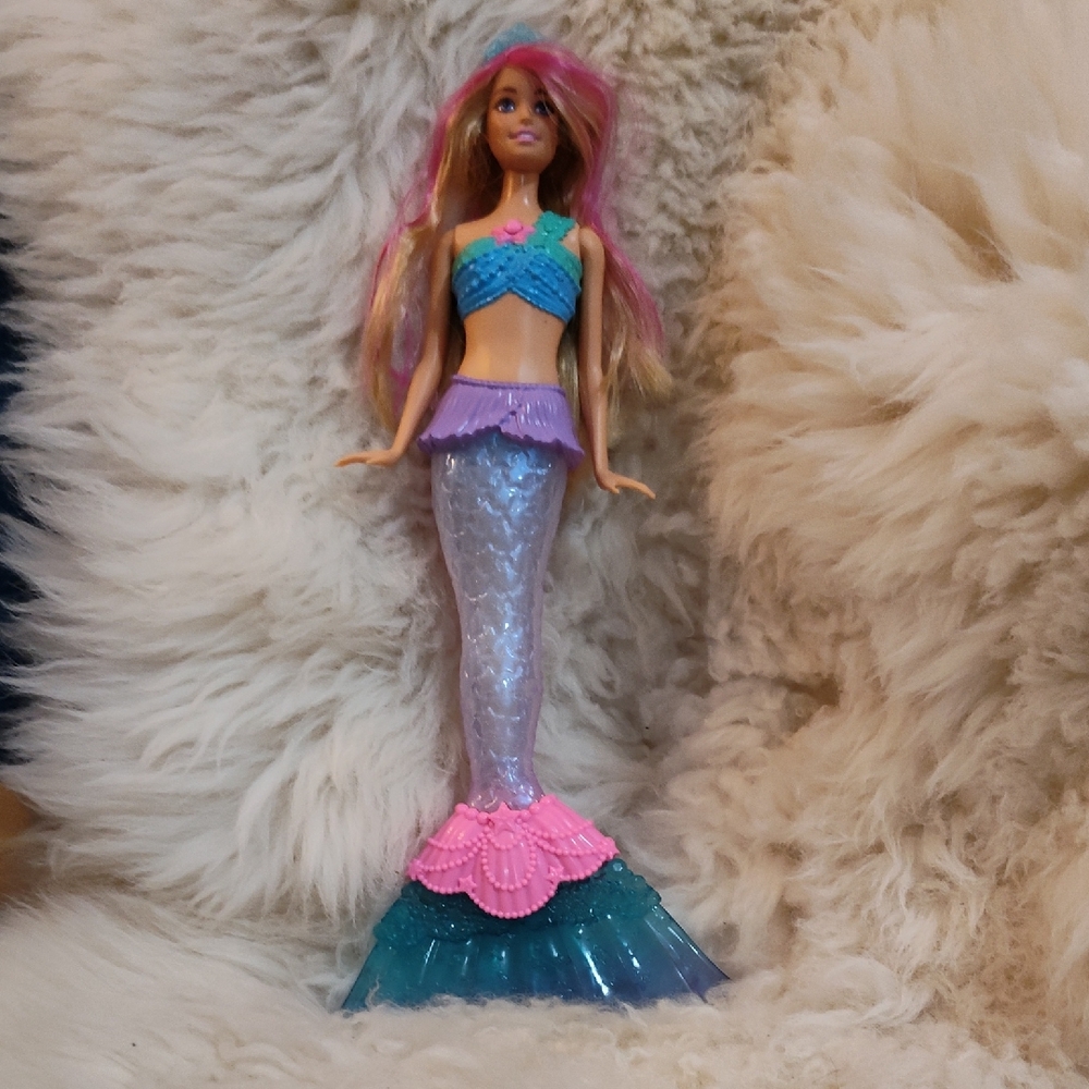 Mermaid Barbie Doll with Colorful Tail
